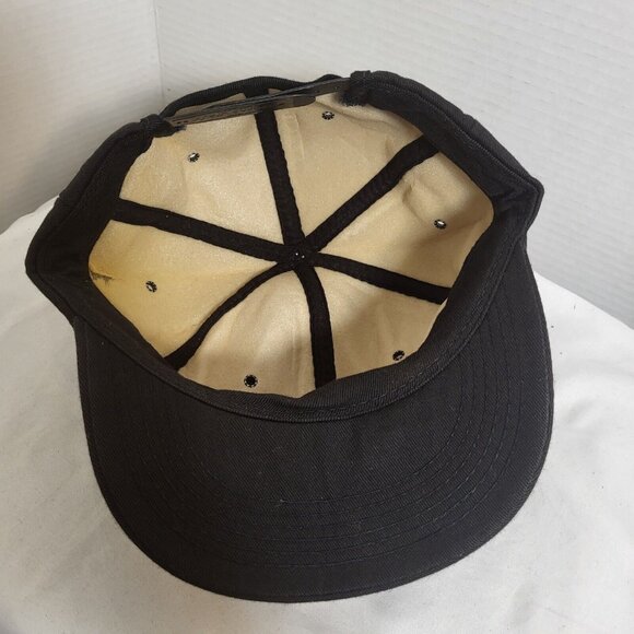 Ferguson Supply Hat Snapback Vintage 80s Cap Trucker K-Brand Blk Canada Made - Picture 7 of 13
